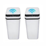 2 Pack Bathroom Trash can,Smart Touchless Trash Can,Automatic Motion Sensor Trash Bin with Lid