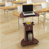 Lecterns Podium Stand Luxury Lecterns Adjustable and Movable Podium Stand with Drawers