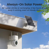 aosu D1 Max, 4-Cam Kit, 4K Solar Security Cameras System Wireless Outdoor