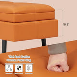 BarberPub Waiting Room Chairs, Heavy Duty Office Guest Reception Bench