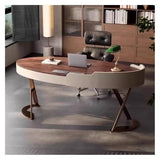 zhongxlla Standing Desk, Modern Writing Desk Workstation with Drawer