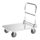 Heavy Duty Foldable Push Cart Dolly Industrial Utility Easy