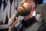 Norelco Philips Multigroom 7000 Series, All-in-One Trimmer, Beard Trimmer and Hair Clipper, 19-Piece Men's Grooming Kit for Beard, Head, Hair, Body, and Face, Soft Pouch, MG7910/49