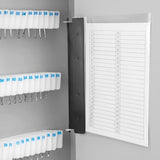 Barska 160-Position Key Cabinet Lock Box with Key Lock – Numbered Hooks & White Tags