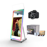 Magic Mirror Photo Booth, 65’’ Mirror Photo Booth
