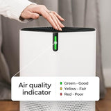 SonoHealth AirPro Purifier for Home and Bedroom | HEPA 14 Filter | Ultra-Quiet Air Cleaner | Activated Carbon Filter and Essential Oil Diffuser - 1 Pack