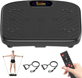GDCOO Vibration Plate Exercise Machine, Vibrating Plate Platform for Lymphatic Drainage with 200 Adjustable Speeds, Max Weight 450 Lbs