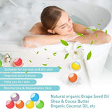 60 Pack Bath Bombs Set, Christmas Stocking Stuffers, Birthday Gift Set for Women, Natural Organic Bath Bubble Bombs for Kids/Women/Men/Mom Individually Wrapped Handmade