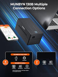 Bluetooth Thermal Label Printer, 130B Wireless 4x6 Shipping Label Printer for Shipping Packages