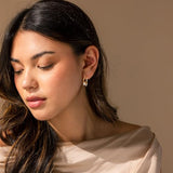 YOIHUR Gold Studs Earrings for Women Dainty Cubic Zirconia Flat Back Earrings 14K Plated Hypoallergenic Lightweight Minimalist Gold Earrings Jewelry Gifts for Women