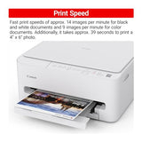 Wireless Color Inkjet Printer for Duplex Printing, White – Cost Efficient Home Printer with Copier/Scanner