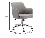 Amazon Basics Modern Home Office Desk Chair with Adjustable Height