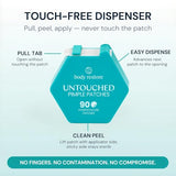 Body Restore Hydrocolloid Acne Patches – Pimple Patches for Face, Hygienic Dispenser, Invisible Zit Stickers for Breakouts, Convenient Spot Treatment Acne Dots – 90 Count