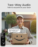 Camera Wireless Video Doorbell — Head-to-Toe View, 2K FHD Battery Doorbell with Local Storage No Monthly Fee, Package Detection, 5Ghz WiFi,
