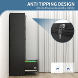 Metal Lateral File Cabinets for Home Office,Steel Wide Filing Organization Storage Cabinets for Hanging Files