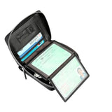 Key Holder Wallet Card Driver's License Men's Two-in- Short Zip Leather