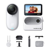 Insta360 GO 3S - 128 GB Family Bundle White 4K Tiny Portable Vlogging Camera