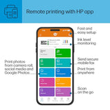 Wireless All-in-One Color Inkjet Printer, Print, Scan, Copy, Fax HP