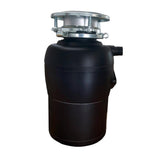 Pemberly Row Garbage Disposer, 3/4HP, Ultra Quiet 65 dB, 2-Stage Grinding, 1700 RPM, Stainless Steel Components, Compact Design, Overload Protection, Kitchen Sink Accessory for Efficient Food Waste