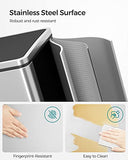 Trash Can, 2 x 8 Gallon (2 x 30 L) Garbage Can for Kitchen, with 15 Trash Bags, 2 Compartments