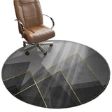 Office Chair Mat for Carpet Bedroom Round Floor Mat Dirt Resistant Carpet