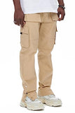 GINGTTO Mens Casual Khaki Cargo Pants Relaxed fit Work Trousers Stretch Hiking Tactical with Pockets 34