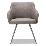 Alera Captain Series Guest Chair, Gray Tweed