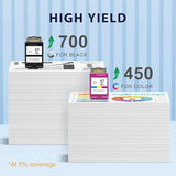 myCartridge 67XL Ink Cartridges Combo Pack Remanufactured for HP Printer Ink 67 Compatible with HP Envy 6000 6055e 6455e DeskJet 2700 2700e 4200e 2755e 4155e 4155e 4100 4100e 2755 Printer,2 Pack