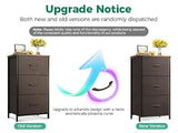 AODK Dresser for Bedroom Nightstand Small Dressers Chest of Drawers End Table for Living Room, Closet Dresser with 3 Storage Drawers Organizer Clothes, Brown