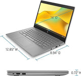 HP 14" HD Chromebook Laptop for Students, Intel Quad-Core N4120(> N4020), 4GB RAM, 64GB eMMC, WiFi, Webcam