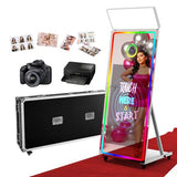 65'' Magic Mirror Photo Booth with 43'' Touch Screen