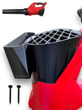 Leaf Blower Wall Mount for Milwaukee M18 Fuel - Compatible with 3017-20 & 3017-21 - Leaf Blower Wall Mount Holder Bracket for Garage Storage (Black)