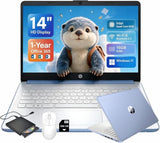 HP 14-inch Laptop Ultra Light - 1-Y Office 365, Long Battery Life, Wi-Fi 6