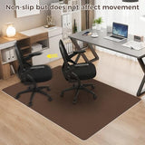 Office Chair Mat for Hardwood Floor, 40" x 48" Desk Computer Chair Mat, Under Desk Rug, Coffee