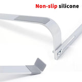 DTTLYQF Aluminium Alloy Metal Laptop Stand Notebook Holder Cooler Bracket Riser Support