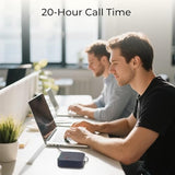 COOLPO Conference Speaker and Microphone, Protable USB C & Bluetooth Speakerphone for Computer, Laptop Speakers with mic, 360° Voice Pickup