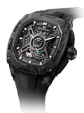 TSAR BOMBA Mens Automatic Watches Luxury Skeleton Mechanical Wristwatch for Men