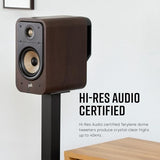 Polk Audio Signature Elite ES20 Bookshelf Speaker Pair, Contemporary Walnut