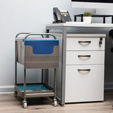 Mind Reader Rolling File Cart, Organizer, Utility Cart, Storage