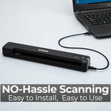 Workforce Es-50 Portable Document Scanner for Laptop - Complete Bundle for Pc and Mac