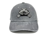 Horpe Bearded Dragon Gifts for Adult, Lizard Baseball Cap, Washed Grey Hat