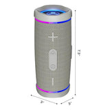 TREBLAB HD77 – Waterproof Bluetooth Speaker, 25W Loud 360° Sound, Deep Bass, IPX7, TWS Pairing, RGB Lights, 20H Battery, Portable Wireless Speaker for Outdoor, Beach, Camping, Party, Travel