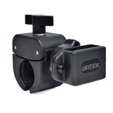 UAYESOK Bicycle/Motorcycle Walkie-Talkie Handlebar Mount, Vehicle Grab Rail Clamp Radio Holder for HT, Scanner, Speaker Mic