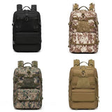 aiGear 50L Military Tactical Backpack 3 Days Assault Pack Large Day Backpack for Men Molle Army Bug Out Bag Waterproof Heavy Duty Hiking Trekking Rucksack - Khaki
