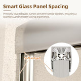 Sliding Shower Door,Royal Guard 50-54" W x 70" H Semi-Frameless Double Sliding Glass Shower Door with 1/4'' (6mm) Clear SGCC Tempered Glass,Bypass Shower Door,Chrome Finish
