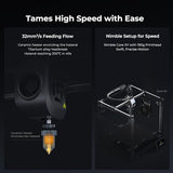 Creality K1 Max 3D Printer, 600mm/s Max High-Speed with Dual Cooling, Smart AI Function, Auto Leveling and Out of the Box, 300x300x300mm Large Print Volume 3D Printer, Ideal for Pros & Hobbyists