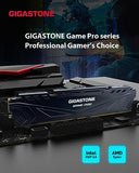 【DDR4 RAM】 GIGASTONE Game PRO 64GB Kit (4x16GB) DDR4 3200MHz PC4-25600 CL 16-18-18-40 Intel XMP 2.0 AMD Ryzen 1.35V UDIMM 288 Pin Unbuffered Non ECC High Performance Gaming Desktop Memory - Black