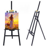Wooden Easel Stand for Sign, 47" Adjustable Painting & Display Easel for Adults, Beginners and Students