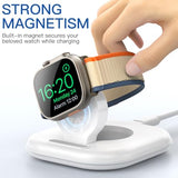 for Apple Watch Magnetic Charging Dock - Fast Magnetic Charger Stand, Compatible with Apple Watch Series 2/3/4/5/6/7/8/9/10/11/Ultra 1 2 3, Supports Nightstand Mode, Portable Design for Travel
