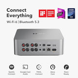 WiiM Ultra Hi-Res Music Streamer with Touchscreen & ESS DAC, Silver